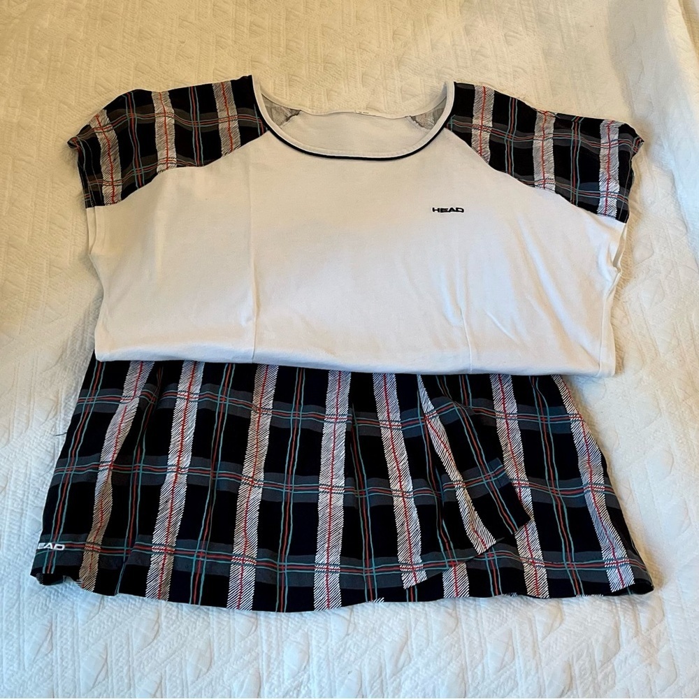HEAD VINTAGE 90s Y2K Tennis Outfit Size M